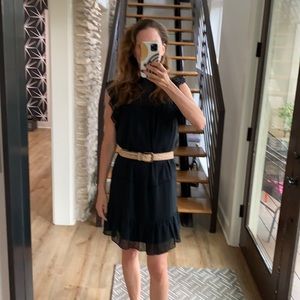 WHO WHAT WEAR sheer (ish) black dress size medium